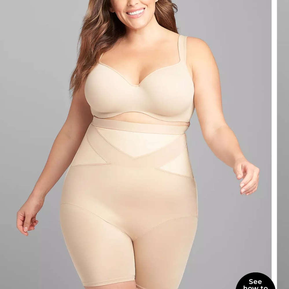 Cacique Ultra High Waist Thigh Shaper 18/20 NWT